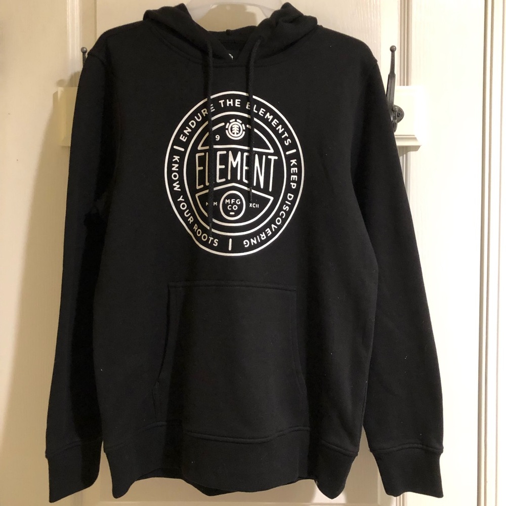Element classic black hoodie